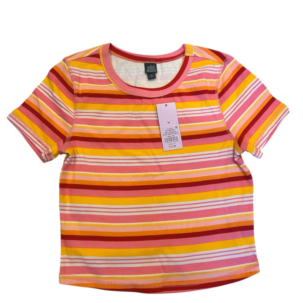 Wild Fable Striped Kids Shirt sz M